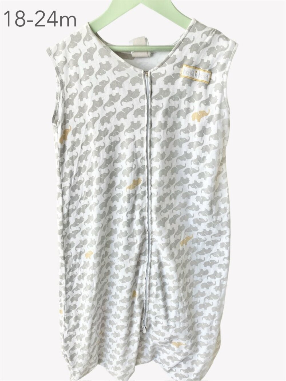 🪴5/$30 Halo 18-24 Months Toddler XL Sleep Sack Thin Summer Hot Weather Elephant